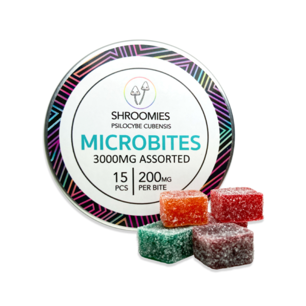 Shroomies Microbites Assorted Gummies – 3000mg